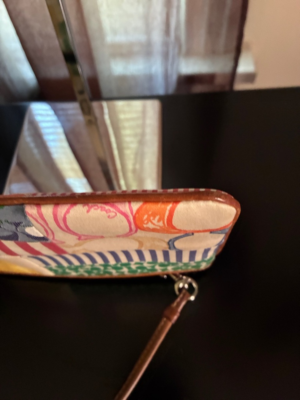 Coach Colorful Patchwork Travel Bagwith matching wristlet - Picture 11 of 11